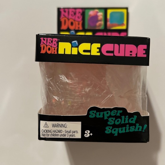 Schylling Other - Schylling NeeDoh Nice Cube Pink Super Solid Squish Sensory Fidget Toy NIB